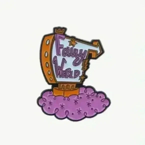 Fairy World Enamel Pin – Magical Fairly OddParents Nickelodeon Collectible! - Picture 2 of 4